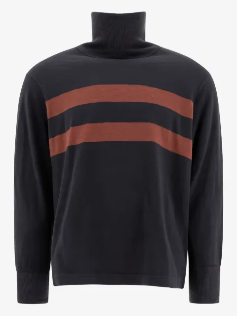 Ralph Lauren RRL turtleneck stripe cotton sweatshirt