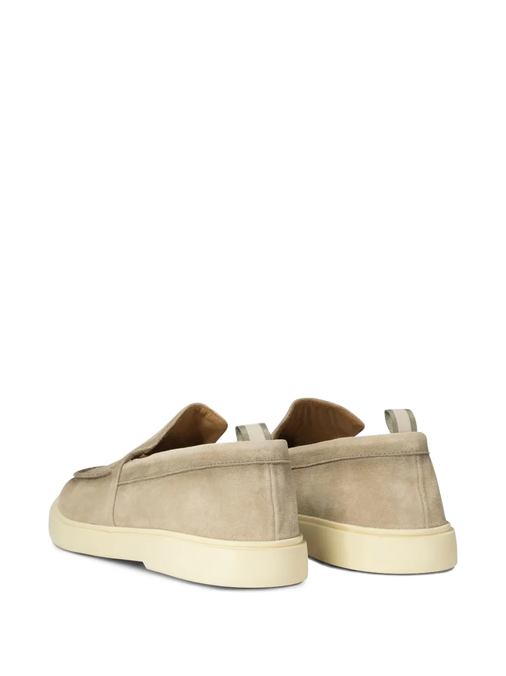 Officine Creative Bones 002 suede loafers Neutrals