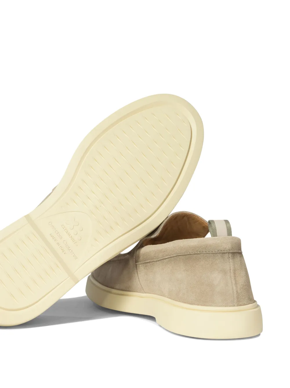 Officine Creative Bones 002 suede loafers Neutrals