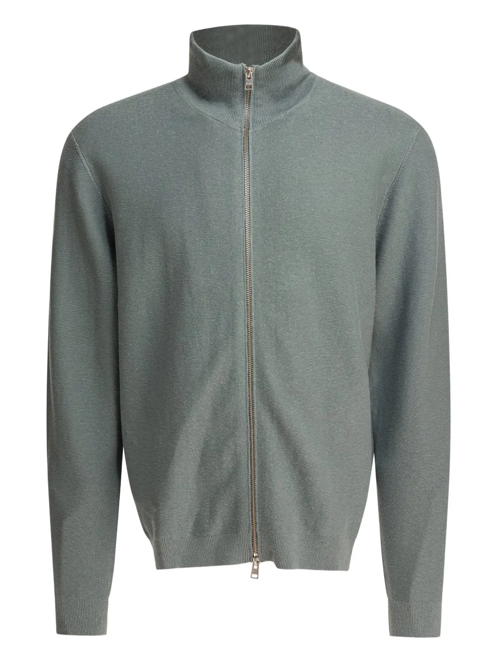 zip-fastening cardigan
