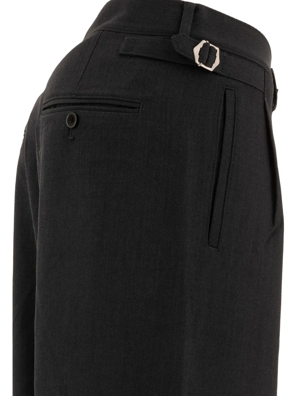 Nanamica Buckle-fastening Trousers In Black
