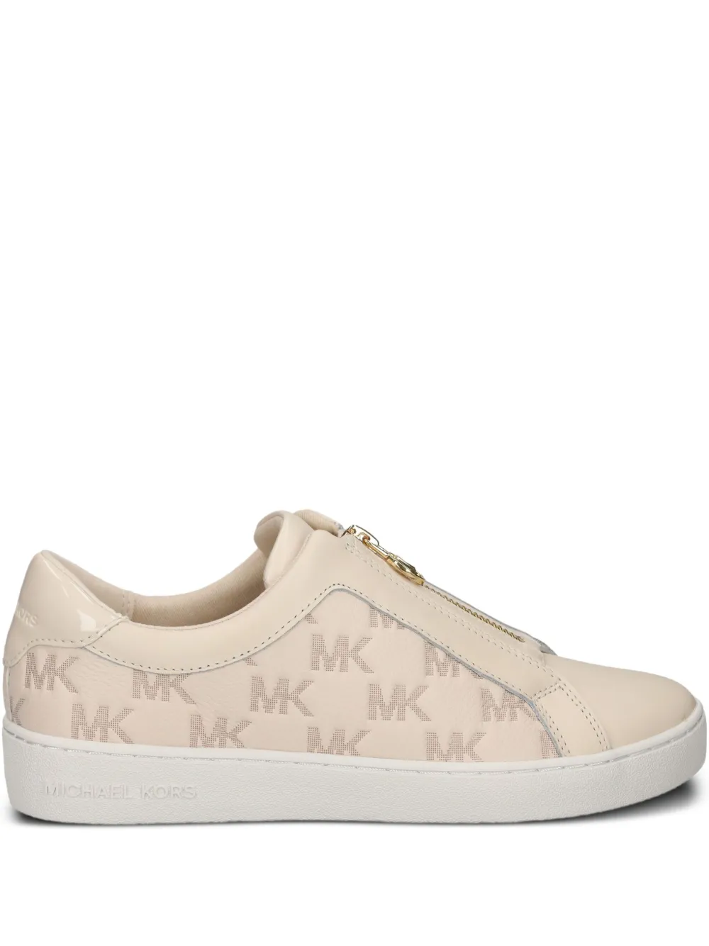 Michael Kors Keaton zip-detail sneakers Neutrals