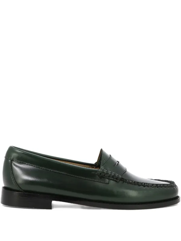 WEEJUNSローファー　グリーン G.H.Bass Weejuns Penny Leather Loafers | Green | FARFETCH