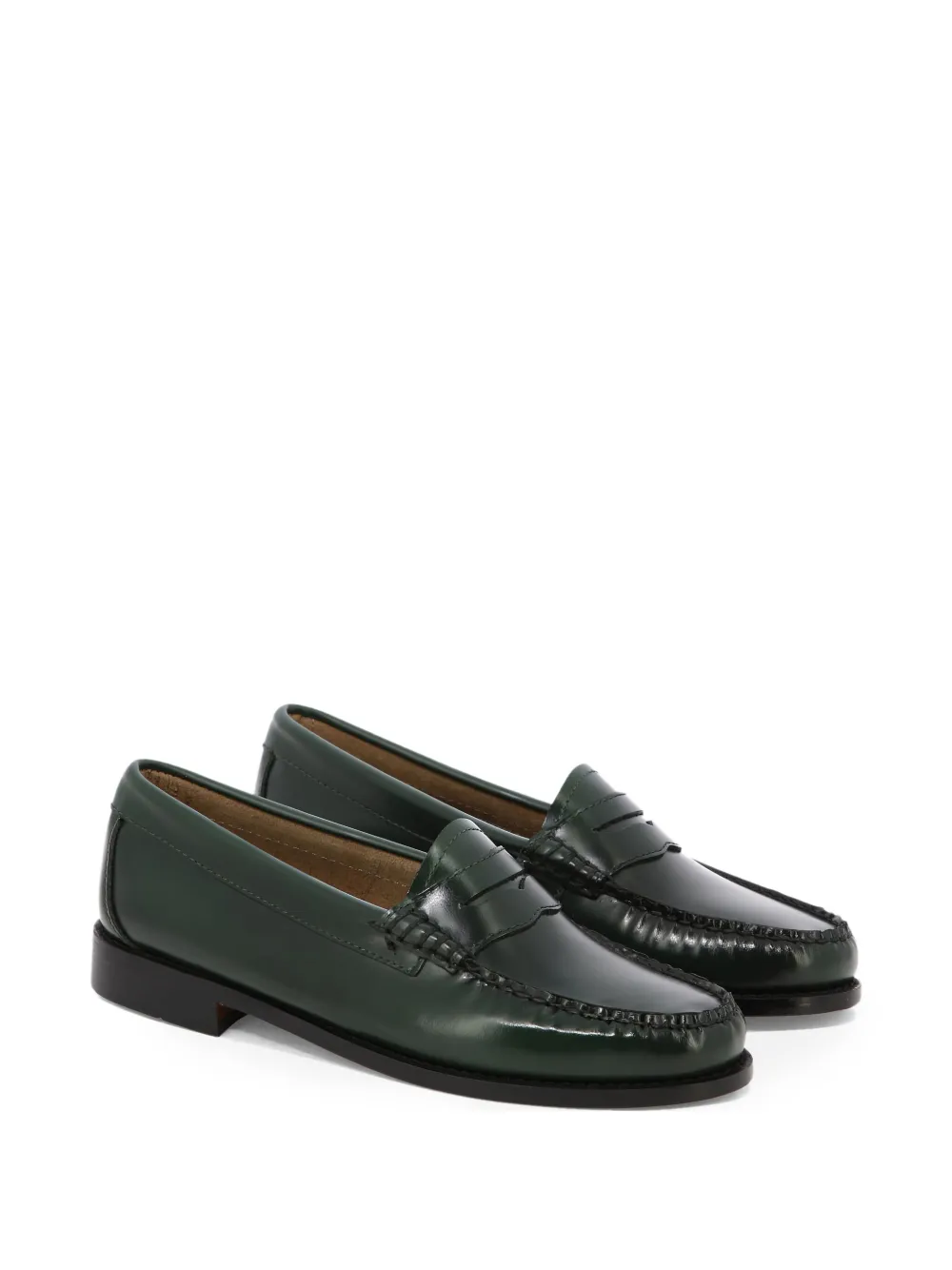 G.H. Bass & Co. Weejuns Penny leather loafers Green