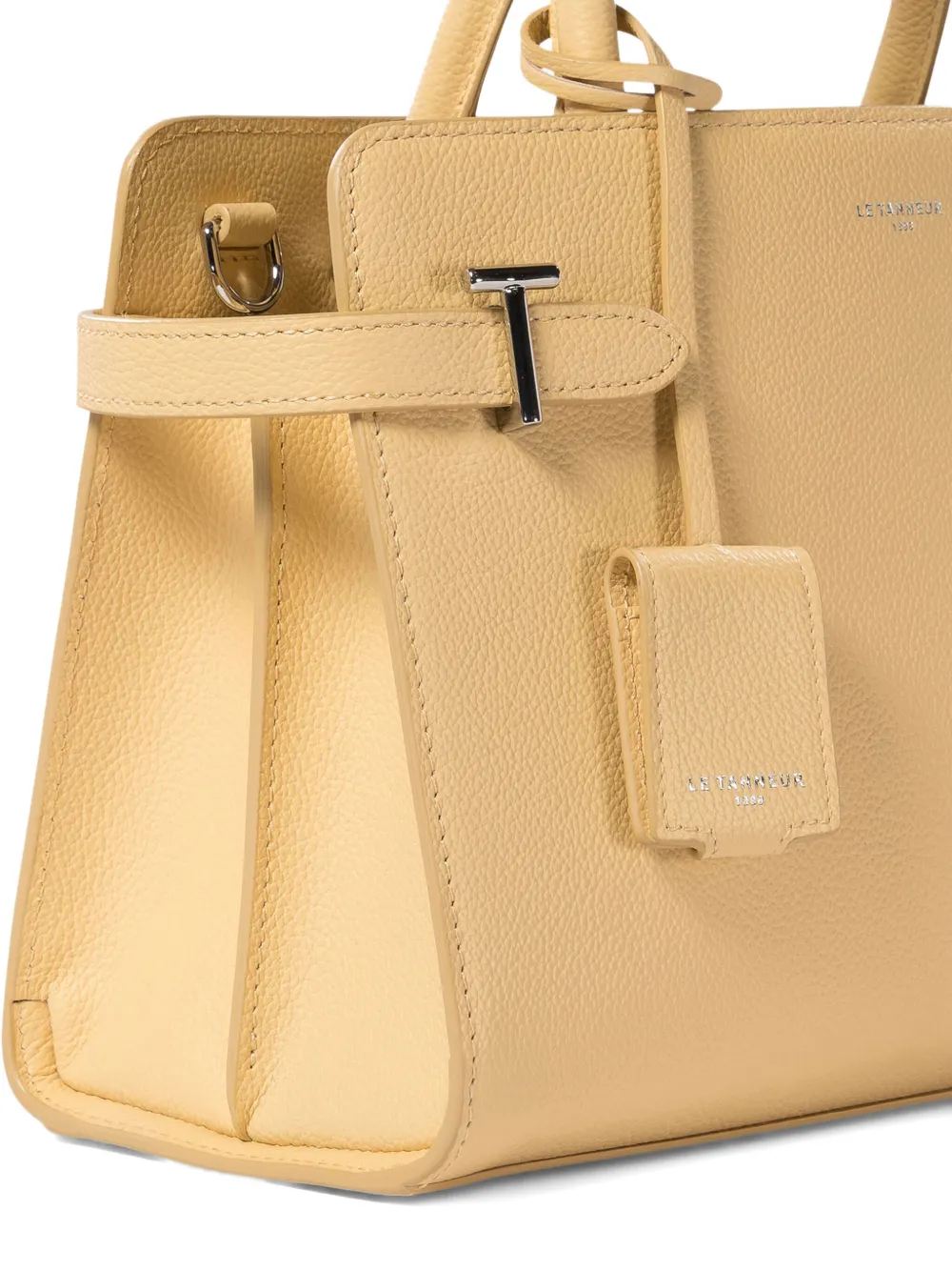 Le Tanneur Small Emilie Tote Bag In Neutral