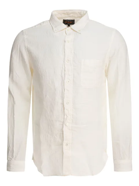 BEAMS PLUS linen pocket shirt
