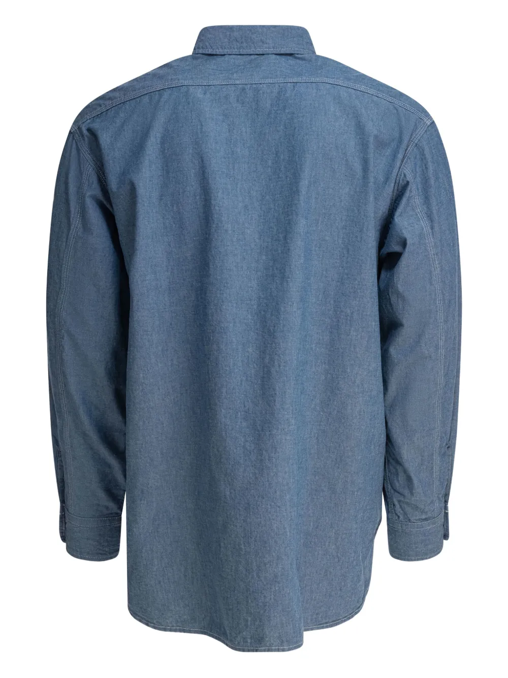 BEAMS PLUS Overhemd met opgestikte zak - Blauw