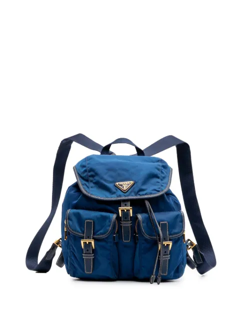 Prada Pre-Owned 2013-2024 Saffiano Trimmed Tessuto backpack