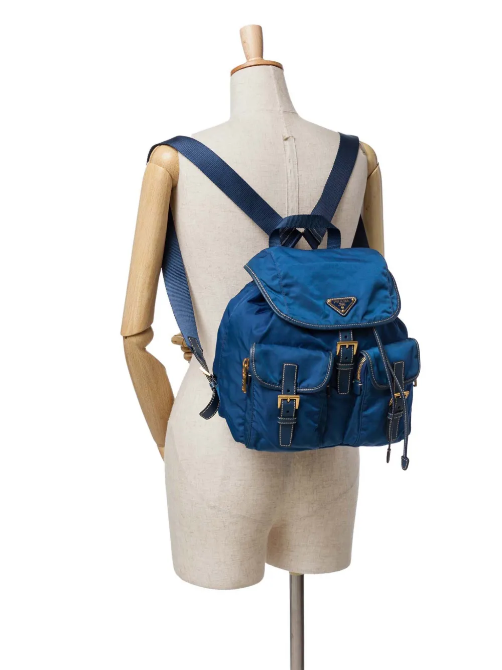 Prada Pre-Owned 2013-2024 Saffiano Trimmed Tessuto backpack | Pre-Owned | Image 2