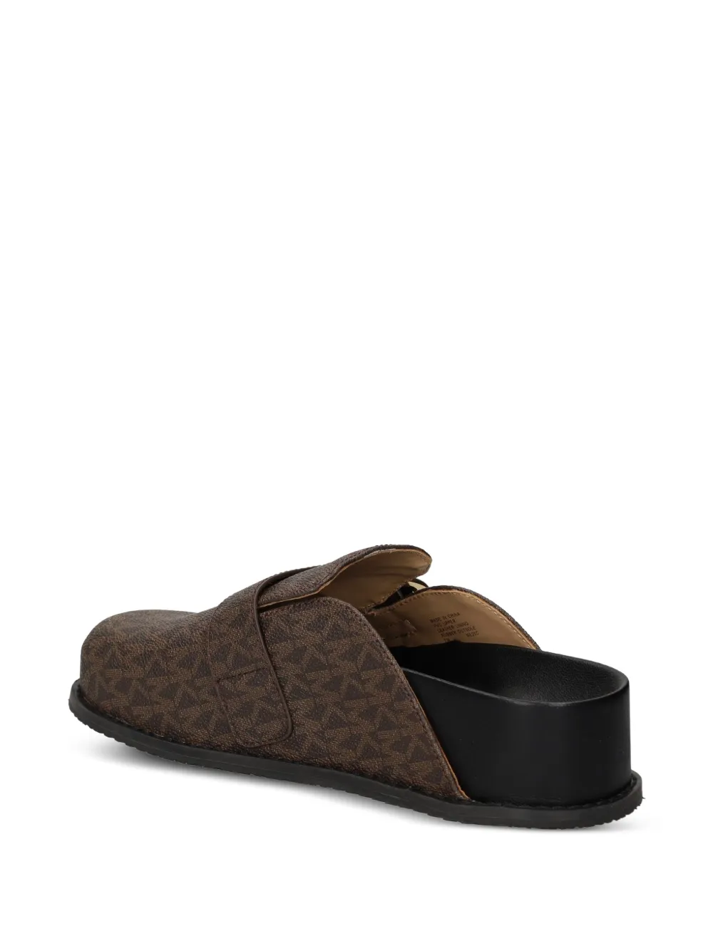 Michael Kors Jaden monogram mules Brown