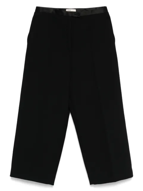 KHAITE wide-leg cropped trousers