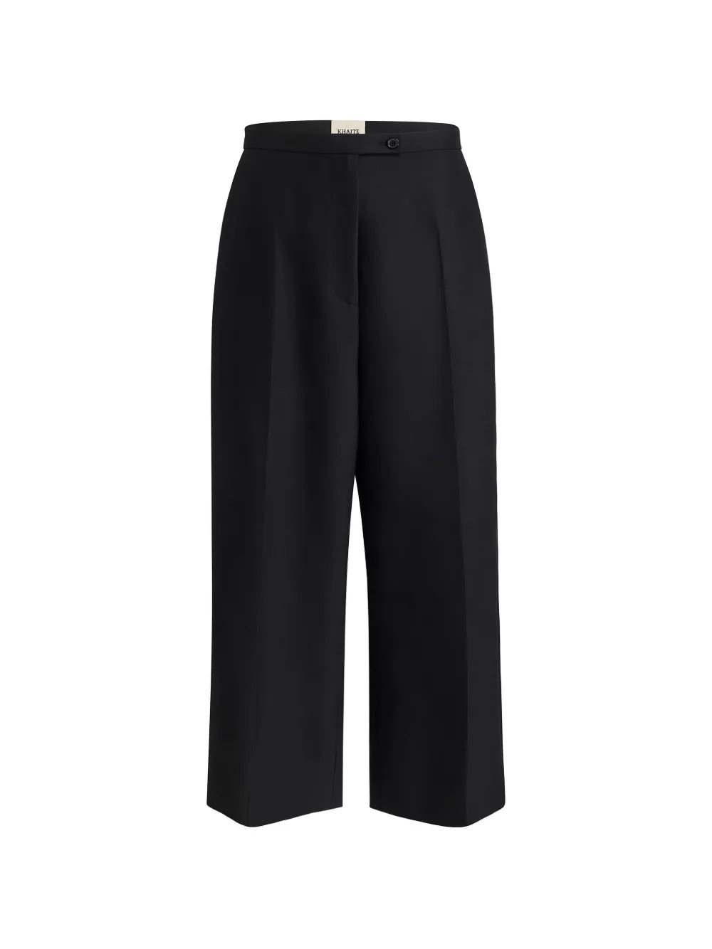 KHAITE Cropped broek Zwart