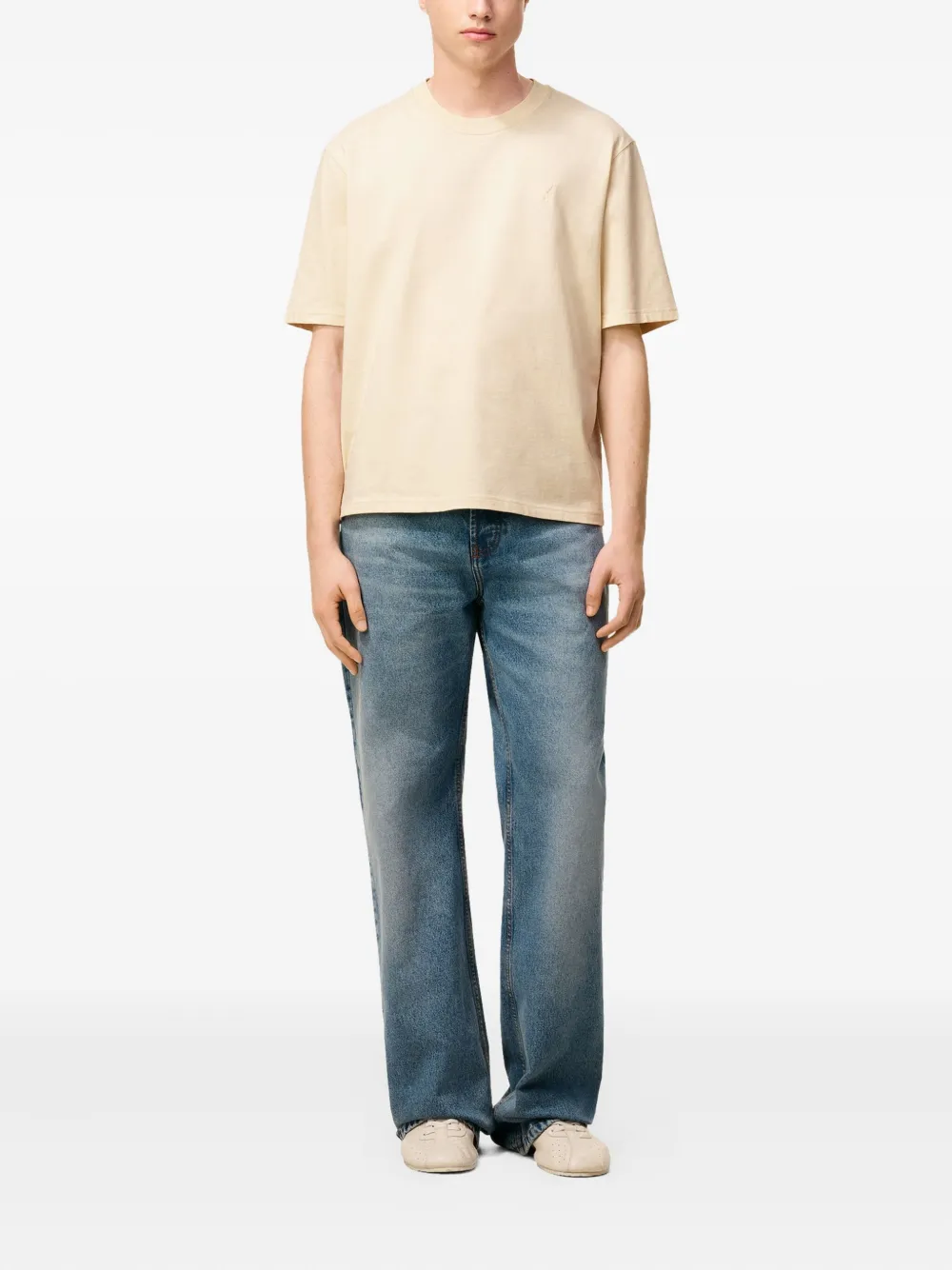 AMI Paris Ami De Coeur-motif cotton T-shirt | T-Shirts | Image 2