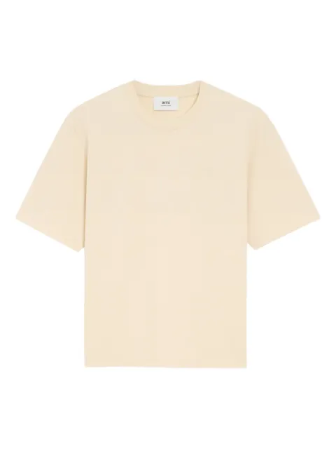 AMI Paris Ami De Coeur-motif cotton T-shirt