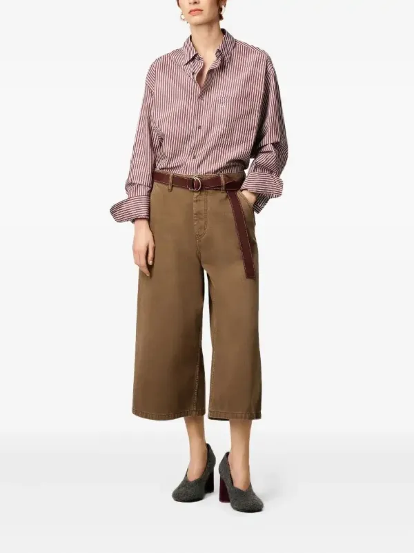 AMI Paris Ami De Coeur ストライプ シャツ | レッド | FARFETCH JP