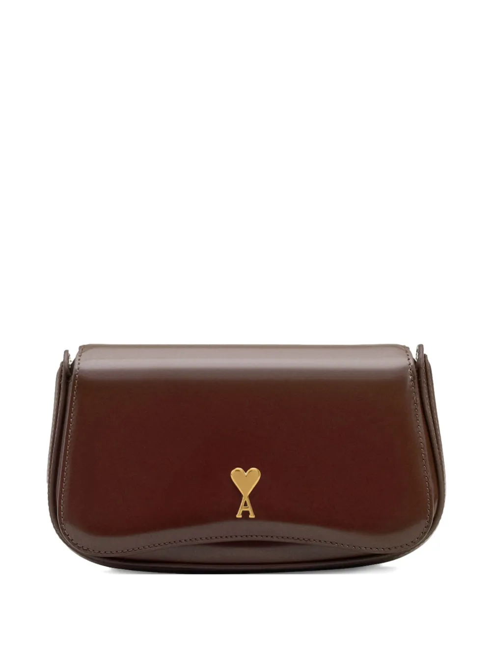 AMI Paris small Paris Paris leather crossbody bag | Red | Image 1