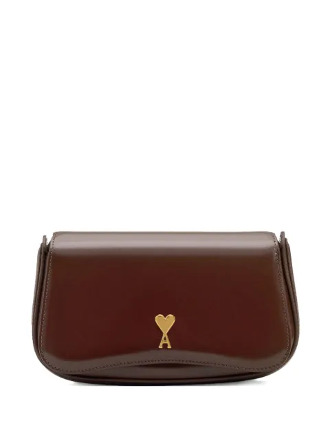 AMI Paris small Paris Paris leather crossbody bag