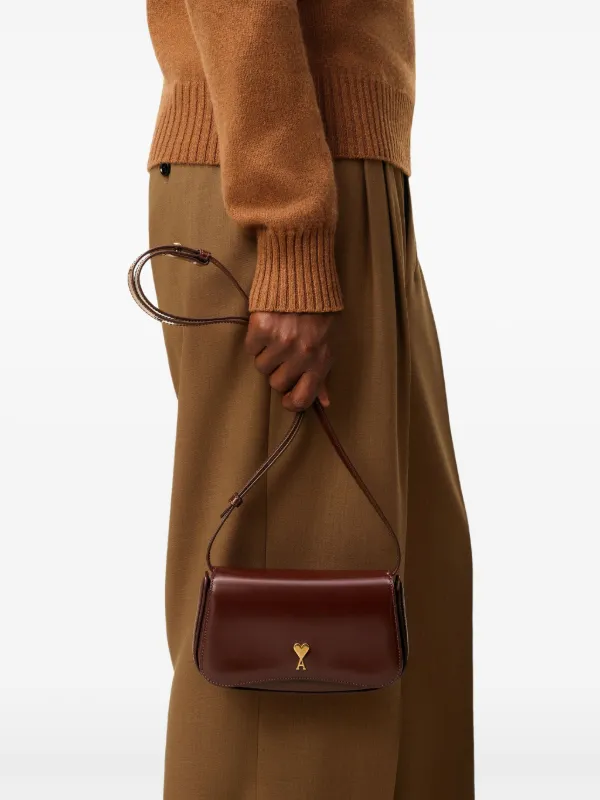 関税送料込国内発送★AMI PARIS Paris Paris Leather mini bag 関税込み◇正規店買付 AMI PARIS ミニ バケットバッグ (AMI
