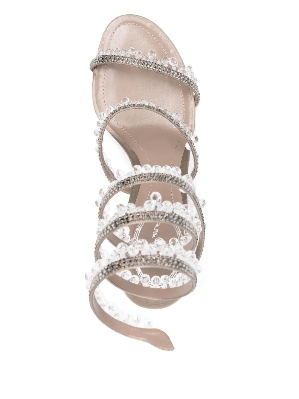 René Caovilla 90mm Chandelier sandals Grey