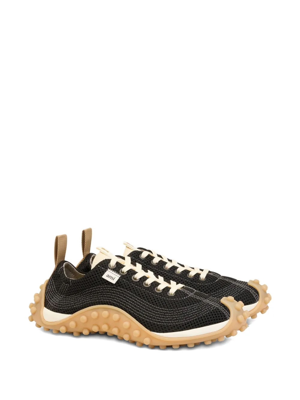 AMI Paris mesh sneakers Black
