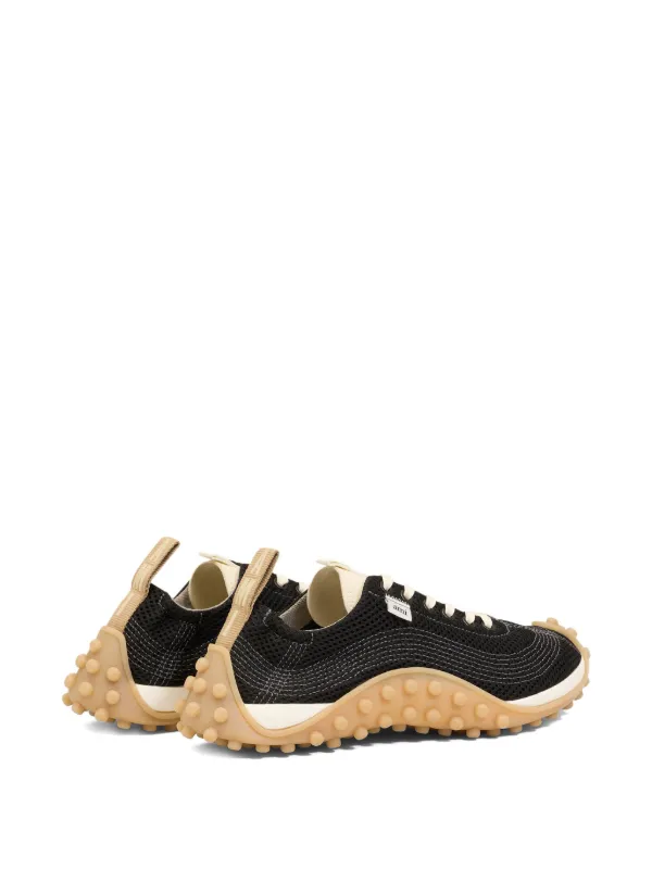 AMI Paris Mirage Mesh Sneakers | Black | FARFETCH