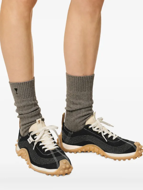 AMI Paris Mesh Sneakers | Black | FARFETCH
