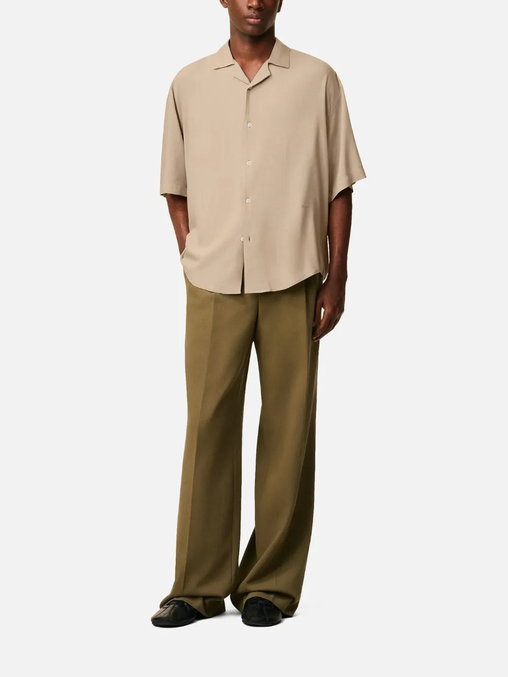 AMI Paris open-collar short-sleeve shirt | Image 2