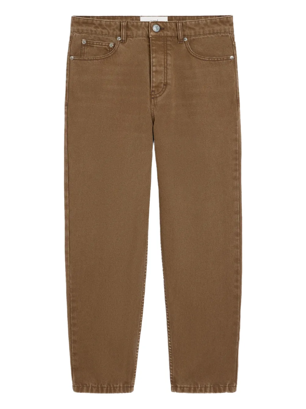 AMI Paris tapered cotton jeans | Brown | Image 1