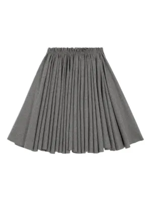 AMI Paris プリーツスカート | ブルー | FARFETCH JP