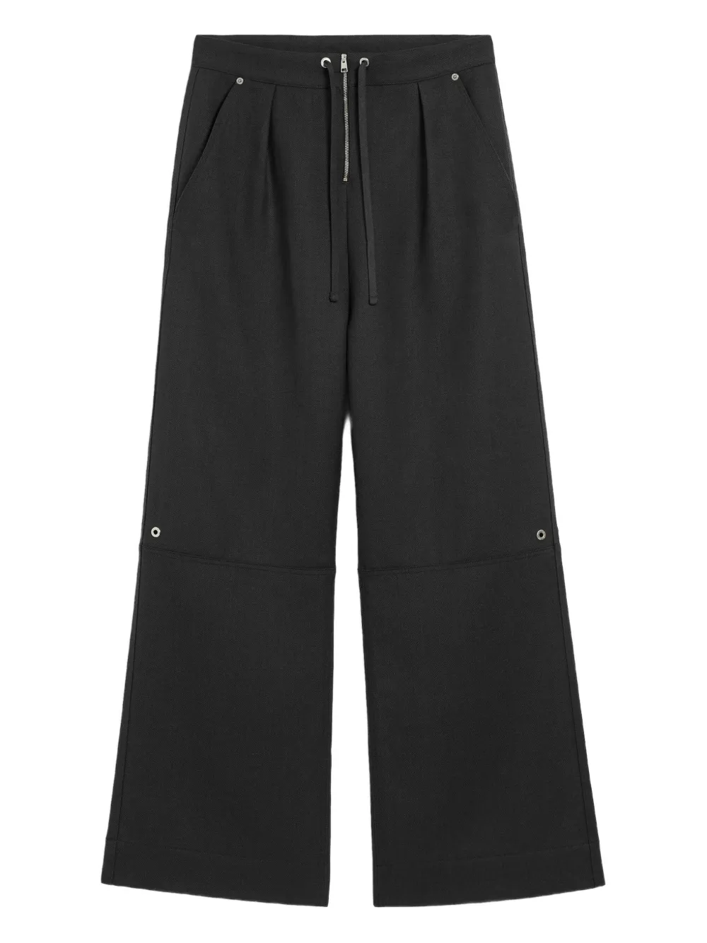 AMI Paris zipped wool trousers | Black | Image 1