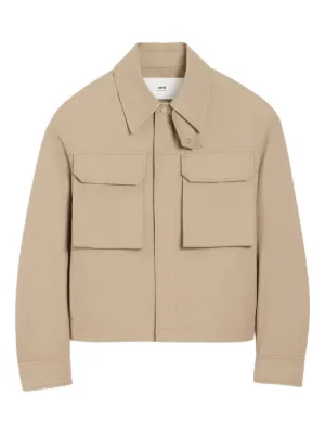 AMI Paris コーデュロイ シャツジャケット | グリーン | FARFETCH JP
