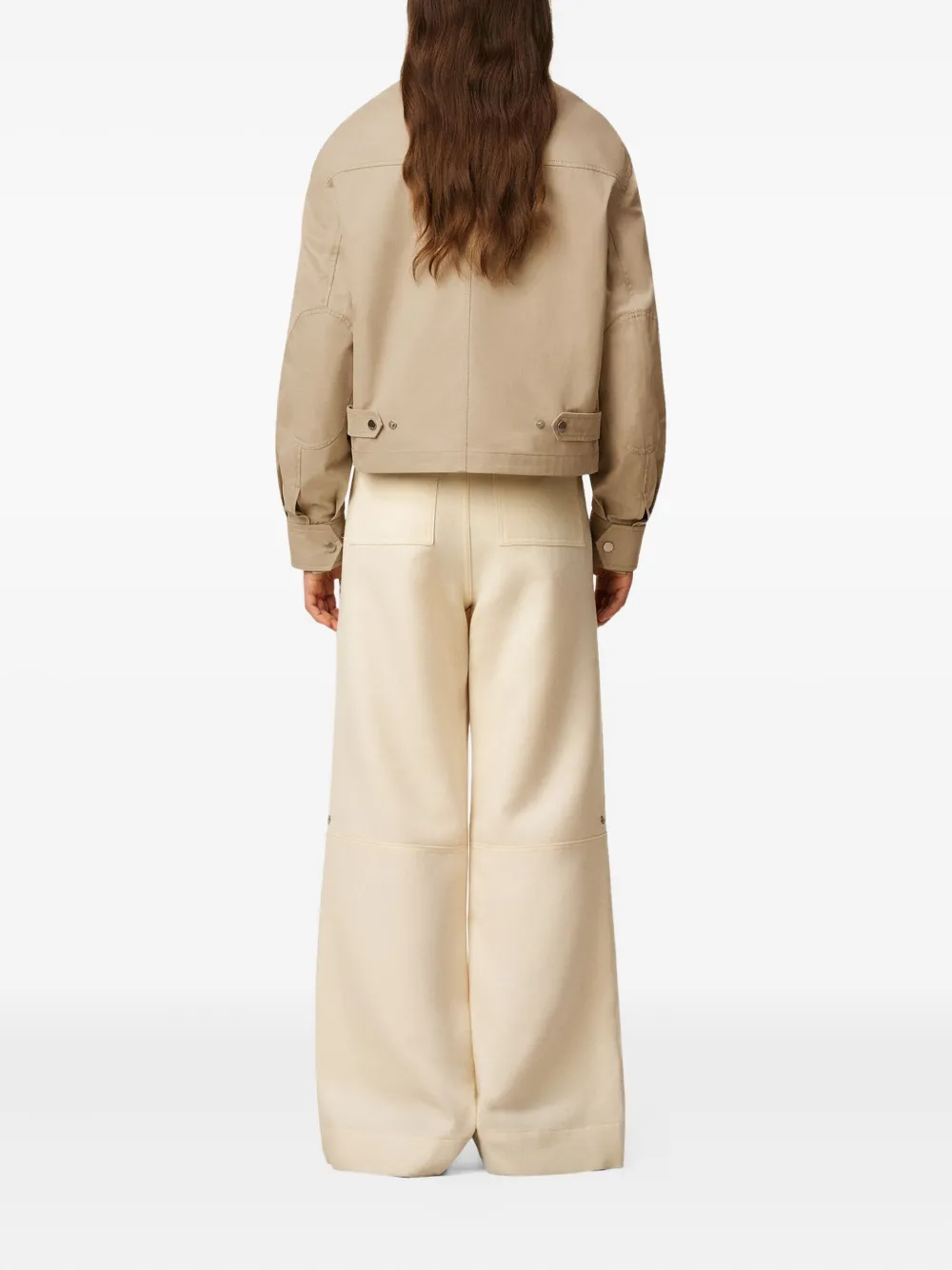 AMI Paris Katoenen bomberjack Beige