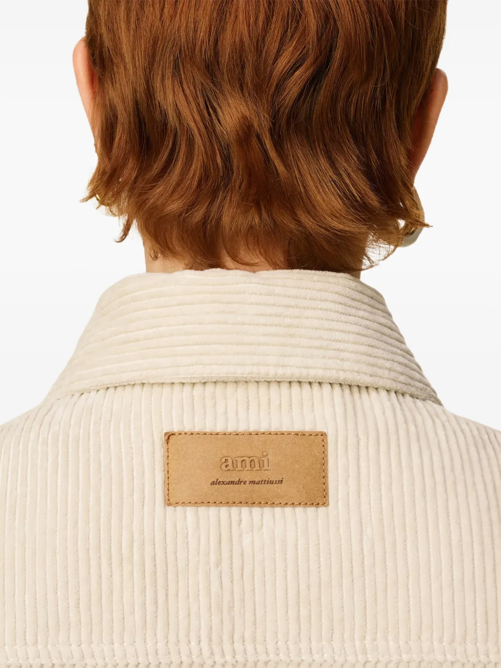 AMI Paris コーデュロイ シャツジャケット | ニュートラル | FARFETCH JP