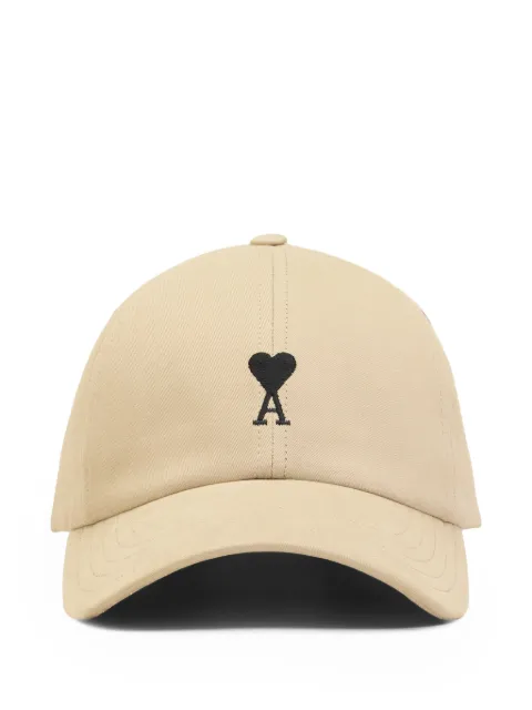 AMI Paris Ami De Coeur-embroidered cap
