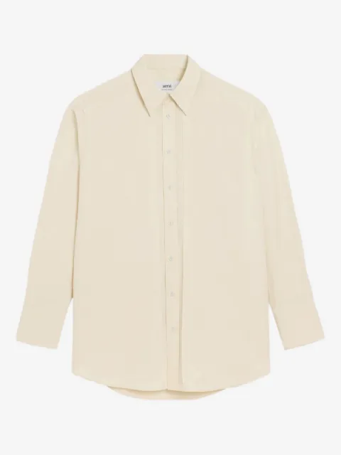 AMI Paris raw-edge shirt
