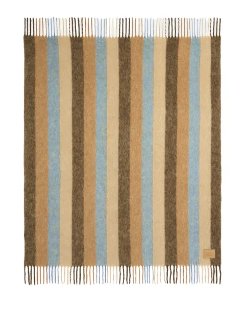 AMI Paris Alexandre Mattiussi striped mohair blanket