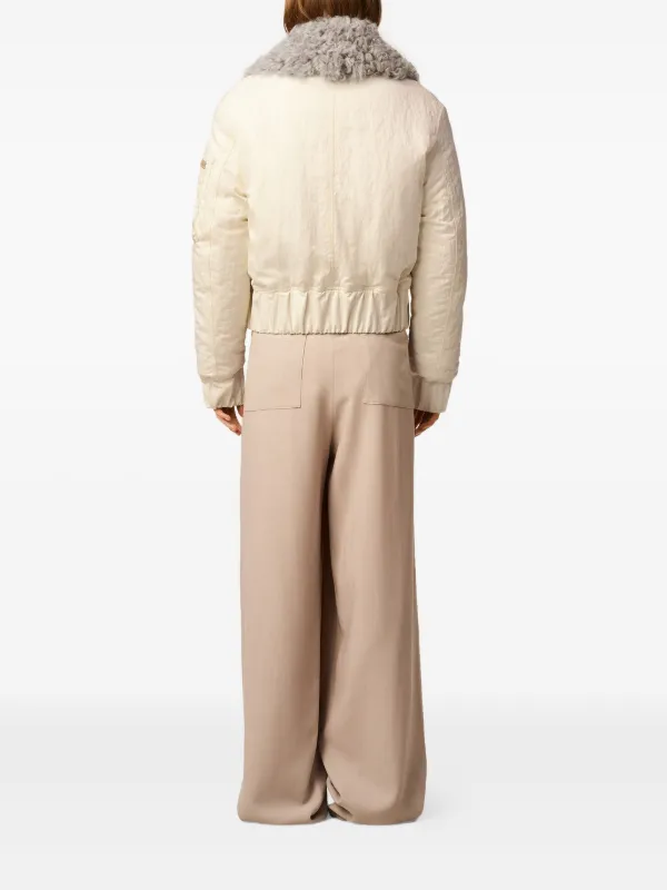 AMI Paris Padded Bomber Jacket | Neutrals | FARFETCH