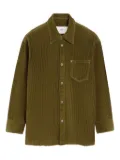 AMI Paris cotton corduroy shirt jacket - Green