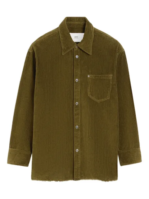 AMI Paris cotton corduroy shirt jacket