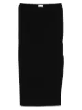 KHAITE Lilth midi skirt - Black