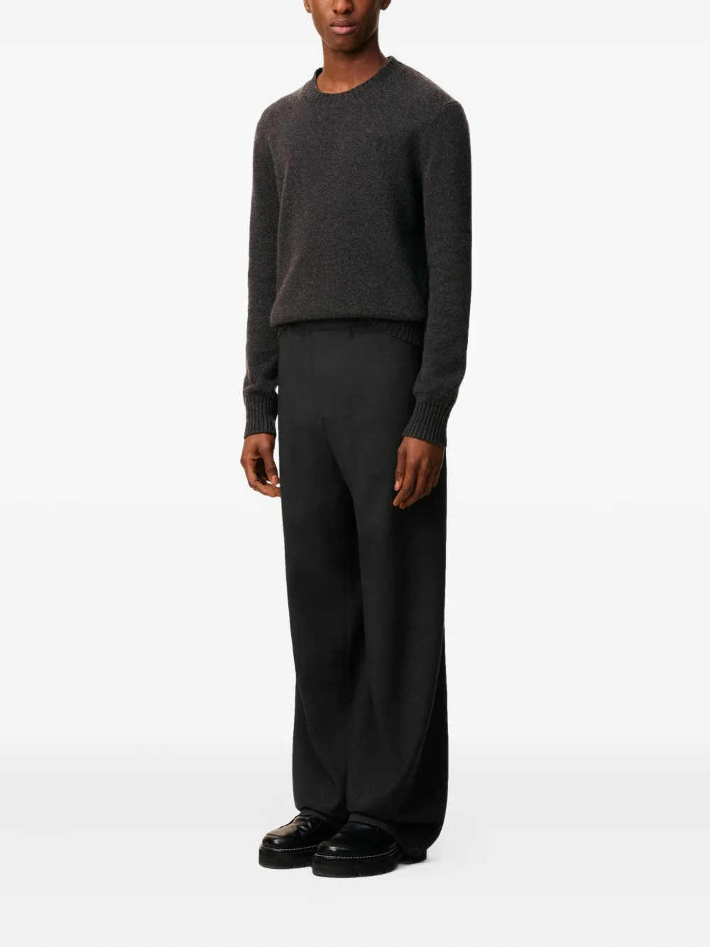 AMI Paris Broek met elastische zak Zwart