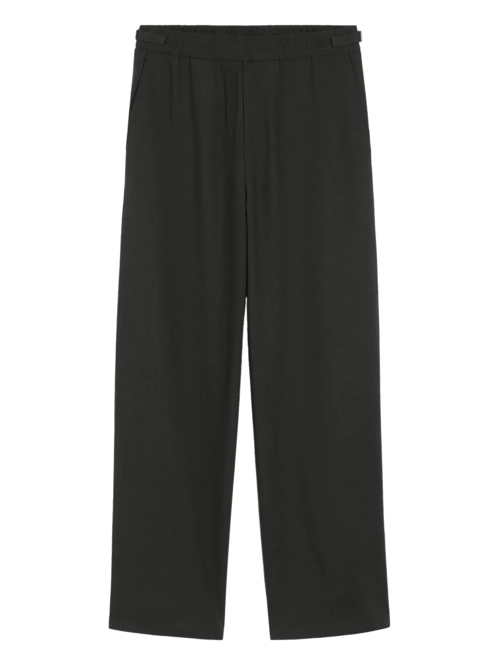 AMI Paris elasticated patch-pocket trousers | Black | Image 1