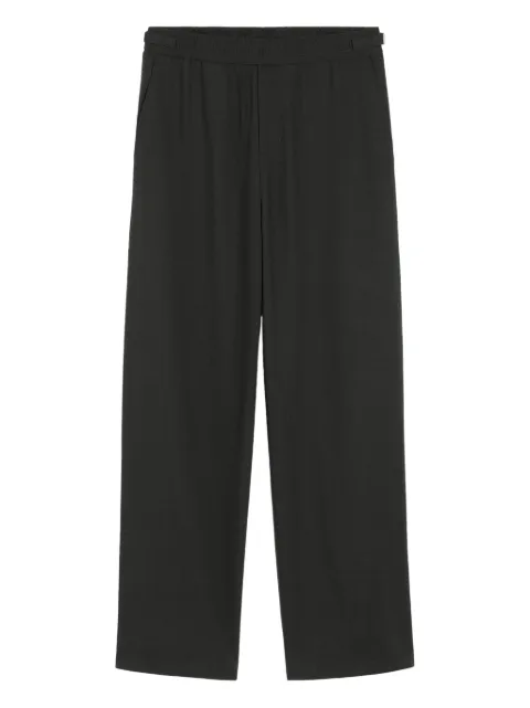 AMI Paris elasticated patch-pocket trousers