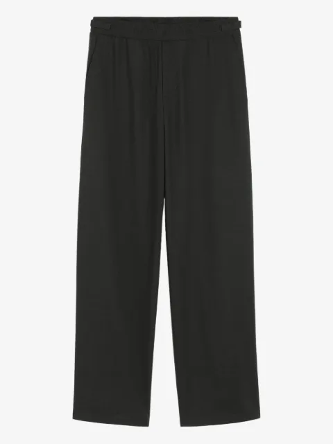 AMI Paris elasticated patch-pocket trousers