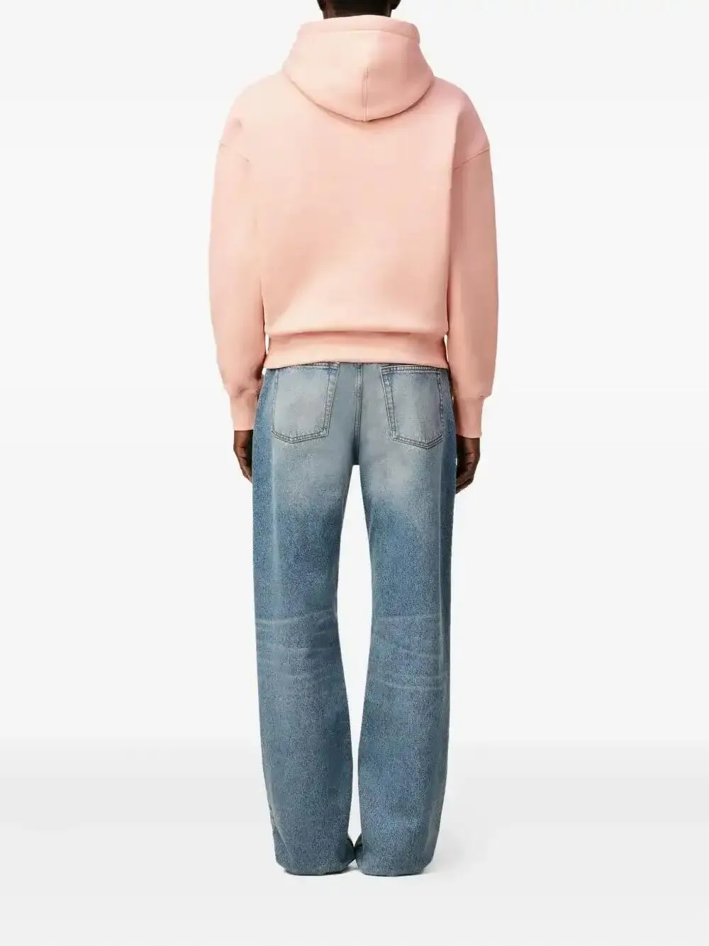 AMI Paris Felpa Ami de Coeur con cappuccio - Rosa