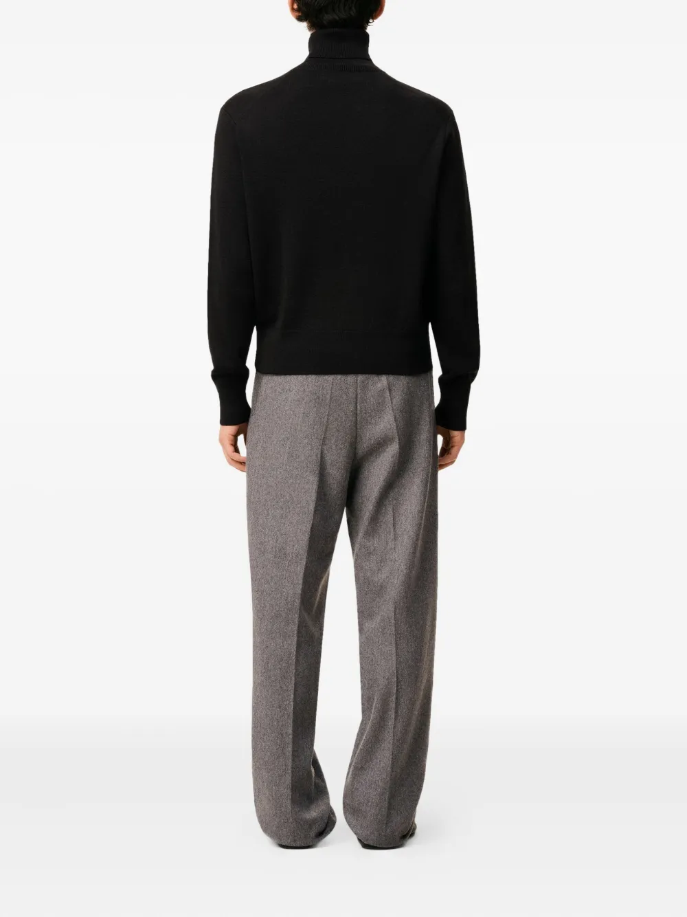 AMI Paris Ami-De-Coeur roll-neck sweater Zwart