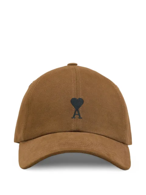 AMI Paris Ami De Coeur-embroidered baseball cap