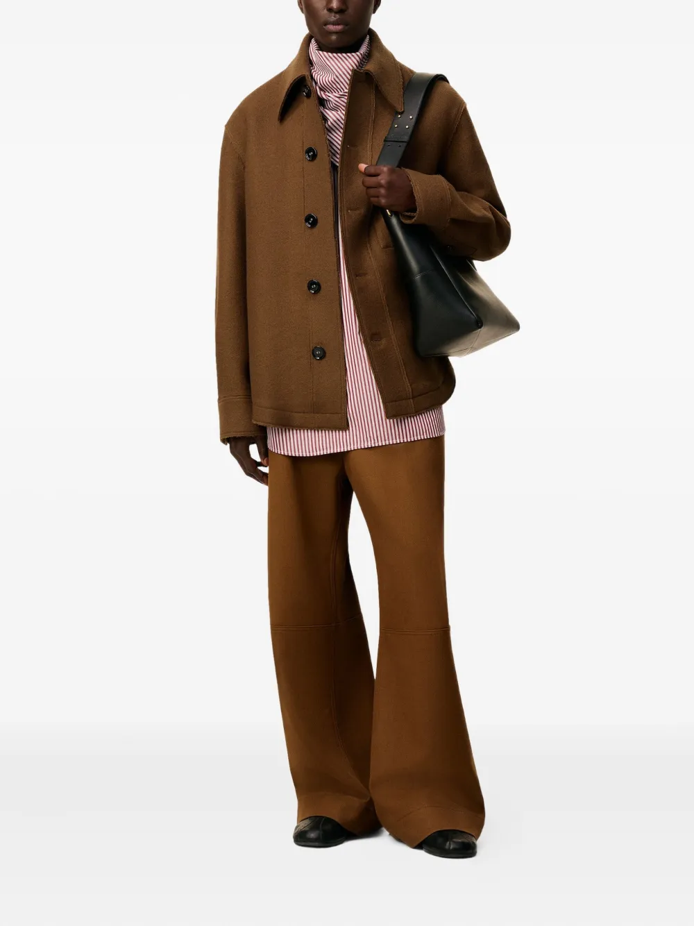 Ami Alexandre Mattiussi Button-up Wool Jacket In Multi