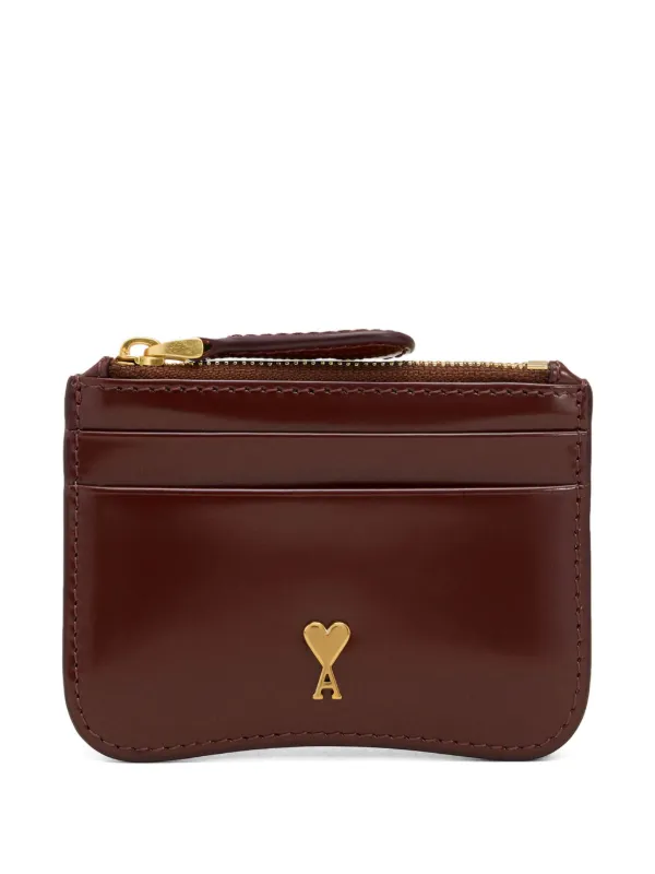 AMI Paris Paris Paris カードケース | ブラウン | FARFETCH JP