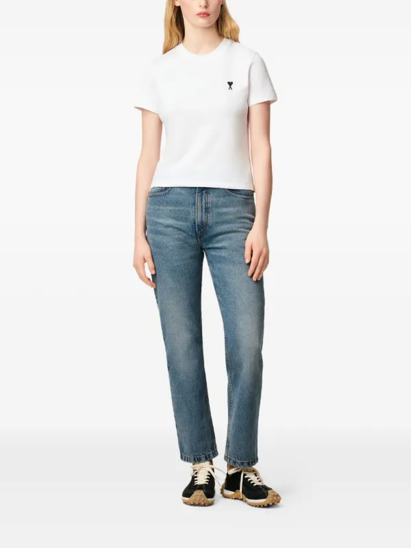 AMI Paris Ami De Coeur Tシャツ | ホワイト | FARFETCH JP